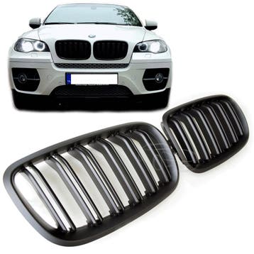 Nieren grill set | geschikt voor BMW X5 E70 en X6 E71 | Dubb, Verzenden, Nieuw, BMW
