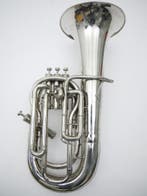 Euphonium F. Besson Model Brevete 4 ventielen, Ophalen of Verzenden, Gebruikt, Euphonium of Tenortuba, Met koffer of draagtas