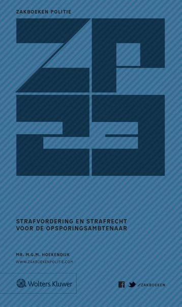 Zakboek Strafvordering en Strafrecht voor de, Verzenden, Zo goed als nieuw