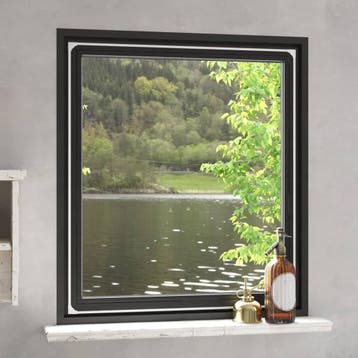 vidaXL Insectenhor voor ramen magnetisch 130x150 cm wit, Huis en Inrichting, Verzenden, Nieuw, Wit