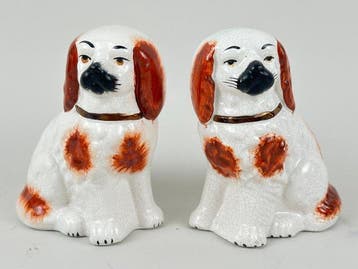 Figuur - Staffordshire dogs (2) - Porselein