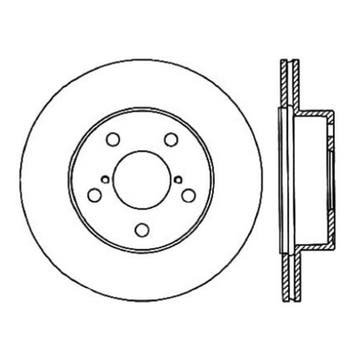 StopTech Power Slot 05-07 STi Rear Left Slotted Rotor, Ophalen of Verzenden, Nieuw