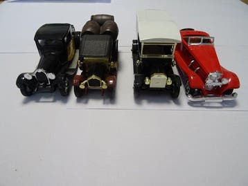 Matchbox - Modelauto (4) - Models of Yesterday - 4 zo goed, Nieuw