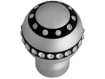 Schakelpook Zwart/Zilver + Kristal, Ophalen of Verzenden, Nieuw