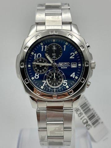 Seiko - Chronograph - Zonder minimumprijs - SND193P1 Quartz, Sieraden, Tassen en Uiterlijk, Horloges | Antiek