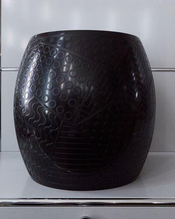 Kartell - Alessandro Mendini - Kruk - Roy - Black - Plastic