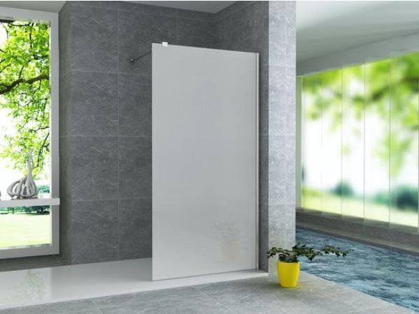 Veiling - Inloopdouchewand melkglas – 80x200 cm – 8 mm v, Doe-het-zelf en Verbouw, Sanitair, Nieuw