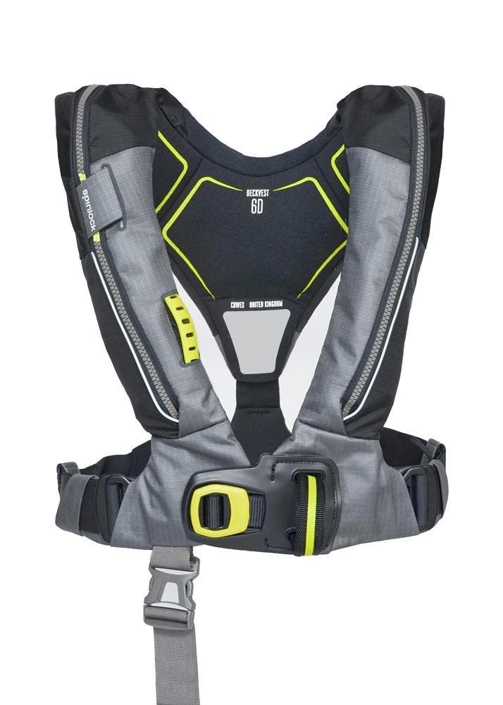 Spinlock deckvest 6D Reddingsvest - 170N - steenkool grijs -, Watersport en Boten, Accessoires en Onderhoud, Ophalen of Verzenden