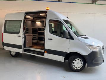 Zakelijke Lease |  Mercedes-Benz Sprinter Automaat Servicewa, Automaat, Stof, Gebruikt, Euro 6