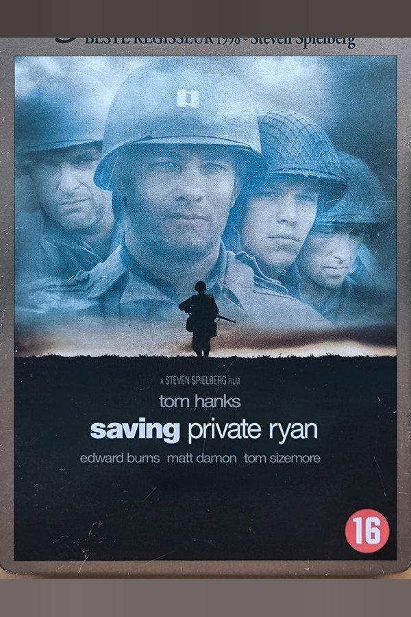DVD Saving Private Ryan 1998 Steelbook Edward Burns, Cd's en Dvd's, Dvd's | Drama, Verzenden