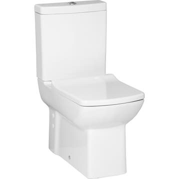 BWS Toiletpot Staand Lara | Diepspoel| Duo Aansluiting | Wit, Ophalen of Verzenden, Nieuw, Overige typen