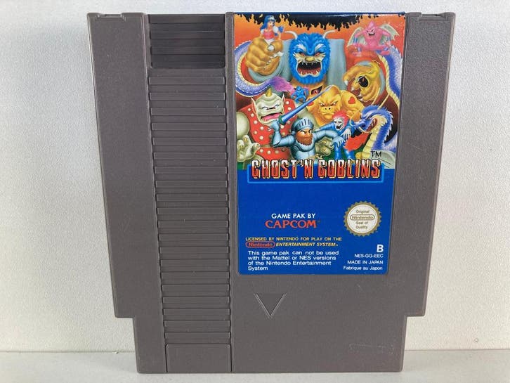 Ghost n Goblins NES-GG-EEC Garantie & morgen in huis!, Spelcomputers en Games, Games | Nintendo NES, Zo goed als nieuw, Ophalen of Verzenden