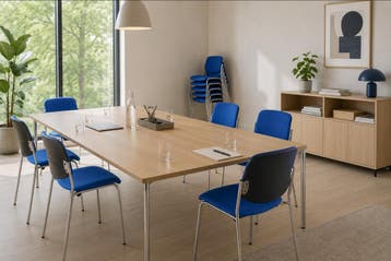 Nowy Styl vergaderstoel, blauw, Huis en Inrichting, Stoelen, Ophalen of Verzenden