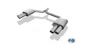 FOX Audi A4 B8 Sedan/ Avant + S-Line einddemper rechts/links, Auto-onderdelen, Verzenden, Nieuw