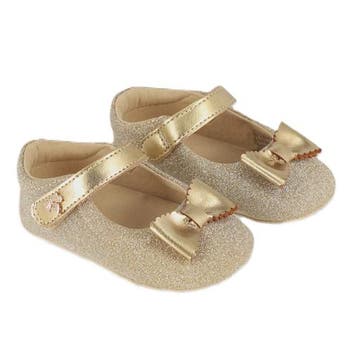 Angels Face MAXINE GLITTER BABY SHOE GOLD - Schoenmaat 18, Kleding | Dames, Ophalen of Verzenden, Nieuw