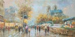 Christof Vevers (1962) - Les bouquinistes ~ Notre Dame ~, Antiek en Kunst