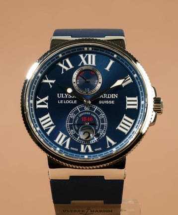 Ulysse Nardin - Maxi Marine Chronometer 43 mm Blue Dial, Nieuw