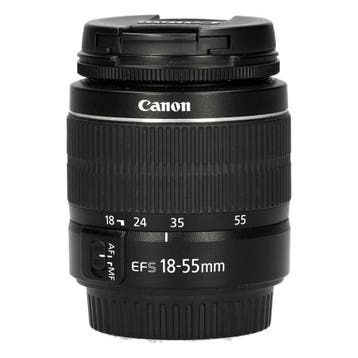 Canon EF-S 18-55mm f/3.5-5.6 III met garantie, Ophalen of Verzenden, Gebruikt