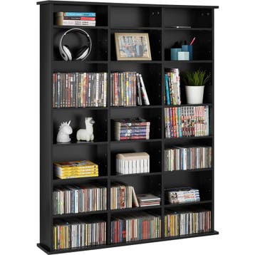 Kast Stevie 105,5x19x136,5cm - zwart, Huis en Inrichting, Verzenden, Nieuw