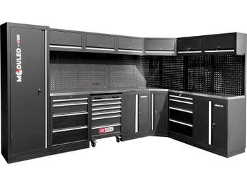 Werkplaatskastsysteem - L-vorm - 3400 x 2120 mm - variant 1, Ophalen of Verzenden