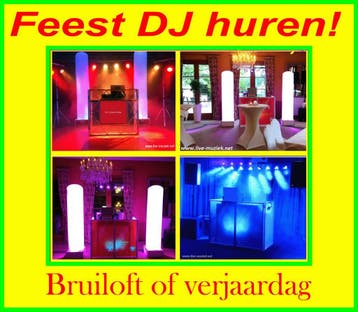 Bruiloft - verjaardag - feest Dj of live band Huren ., Diensten en Vakmensen, Muzikanten, Artiesten en Dj's, Dj