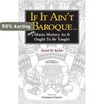 If It Aint Baroque 9780987849281 David W Barber, Boeken, Verzenden, Zo goed als nieuw, David W Barber