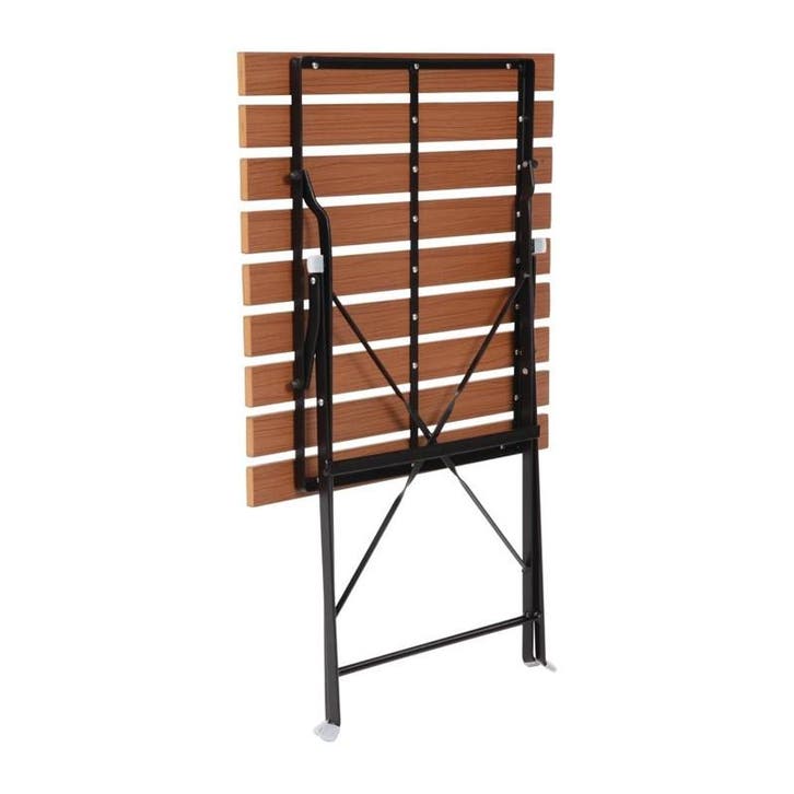 Bolero vierkante imitatiehouten tafel 60cm, Zakelijke goederen, Horeca | Meubilair en Inrichting, Verzenden