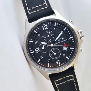 AVI-8 - Hawker Harrier II - Scratch Crystal - Chronograph, Nieuw