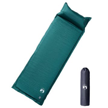 vidaXL Kampeermatras met kussen zelfopblazend 1-persoons, Verzenden, Nieuw