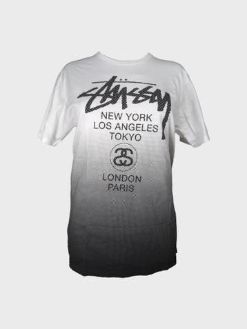 Stüssy T-shirt Dames maat L Wit, Stüssy, Wit, Maat 42/44 (L), Ophalen of Verzenden