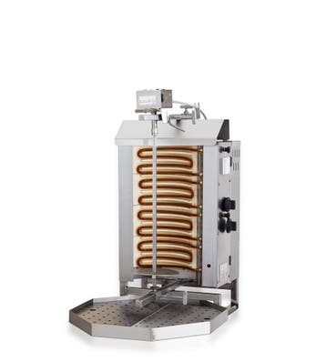 COMBISTEEL GYROS GRILL ELEKTRISCH MOTOR BOVEN 4 HITTEZONES, Verzenden, Nieuw in verpakking