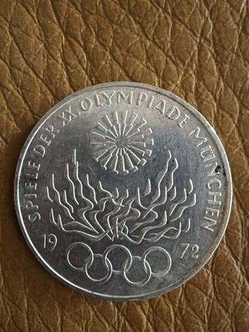 Duitsland. 10 Deutsche Mark 1972 Olympiache Spiele - 15,5g