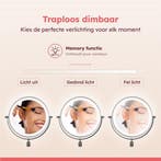 2dekans | Fraay® Make Up Spiegel met LED Verlichting - 10x, Ophalen of Verzenden, Zo goed als nieuw
