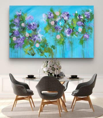 Laura Capellini - LES FLEURS #91 (XXL) Acrylic on canvas -