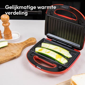 2dekans | Gadgy 3 in 1 Tosti Apparaat - Met 3 Verwisselbare, Ophalen of Verzenden, Zo goed als nieuw