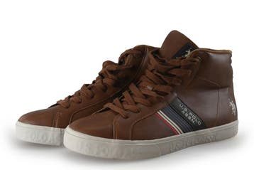 Polo Ralph Lauren Hoge sneakers in maat 43 Bruin, Kleding | Heren, Schoenen, Bruin, Verzenden, Polo Ralph Lauren, Sneakers of Gympen