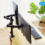 Dubbele Vrijstaande Monitorstandaard 27 inch Verstelbaar, Computers en Software, Monitoren, Verzenden, Nieuw