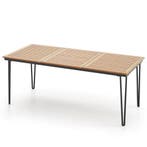 LIVSK Buiteneettafel voor 8 Personen - Massief Acaciahout me, Huis en Inrichting, Tafels | Sidetables, Verzenden, Nieuw