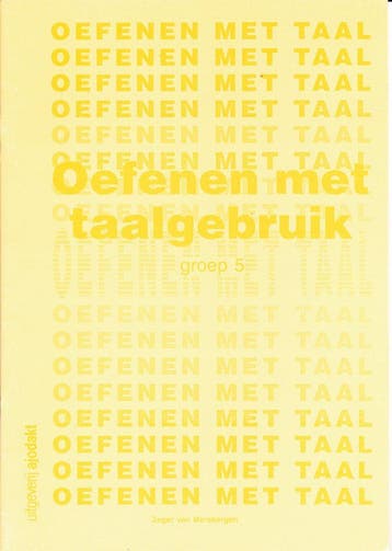 Ajodakt Antwoorden Oefenen met Taalgebruik groep 5, Verzenden, Nieuw