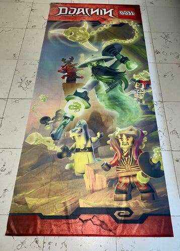 Lego Merchandise - Ninjago - Display Flag Cloth Ninjago, Nieuw
