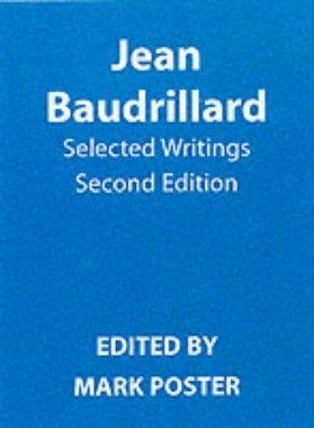 Jean Baudrillard 9780745624525 M Poster, Verzenden, Gelezen, M Poster