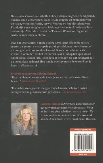 De nachtegaal 9789022576502 Kristin Hannah, Boeken, Verzenden, Gelezen, Kristin Hannah