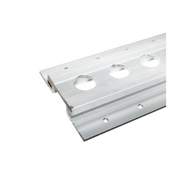 Bindrail Geanodiseerd Aluminium Rond Gat - 6 meter, Verzenden, Nieuw