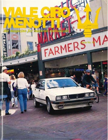 1995 MASERATI VIALE CIRO MENOTTI MAGAZINE ENGELS, Nieuw, Author