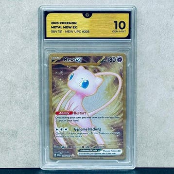 Pokémon Graded card - Metal Mew 205 - Pokémon - GG 10, Nieuw