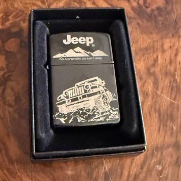 Zippo - Jeep - Go Anywhere Do Anything - Aansteker - Staal,, Verzamelen, Nieuw