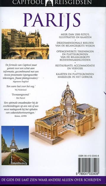 Parijs / Capitool 9789041033406 A. Tillier, Boeken, Reisgidsen, Verzenden, Gelezen, A. Tillier