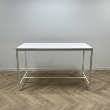 sta-tafel 180x80 cm hoogte 110 cm, wit - Gratis Bezorging, Ophalen of Verzenden, Gebruikt