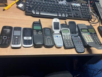 Nokia, Motorola, Samsung, Philips, Bosch Vintage mobile, Nieuw