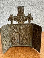 Reis-icoon - Moeder Gods, Vreugde aller Lijdenden - Brons